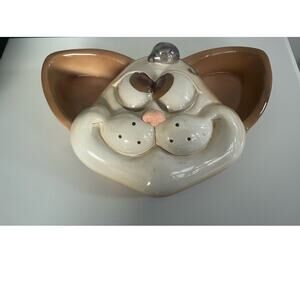 Hyvee Funpaws Cat Food and Water Dish Double Bowl